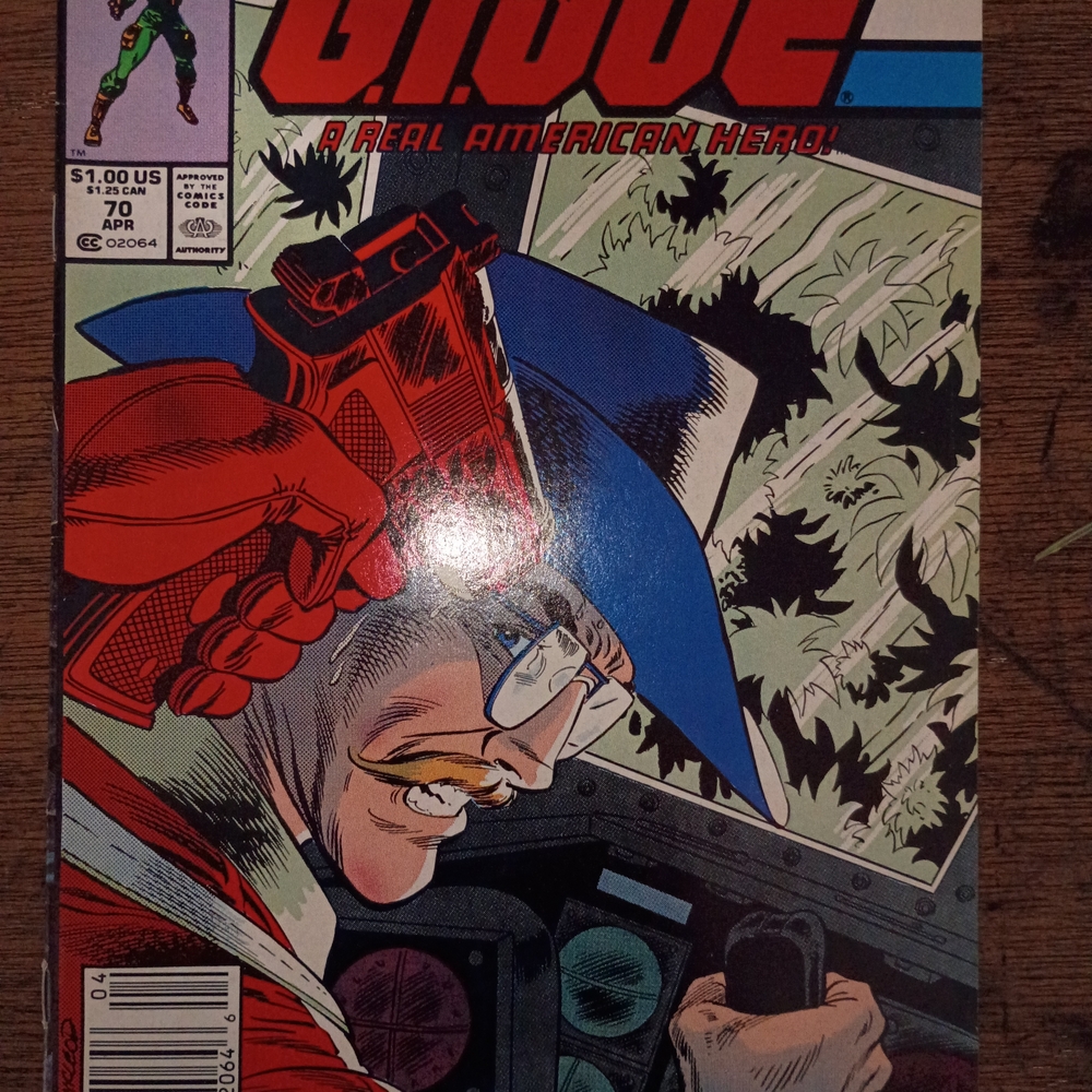 G.I. Joe Comic Issue 70 with Dynamic Cover Art